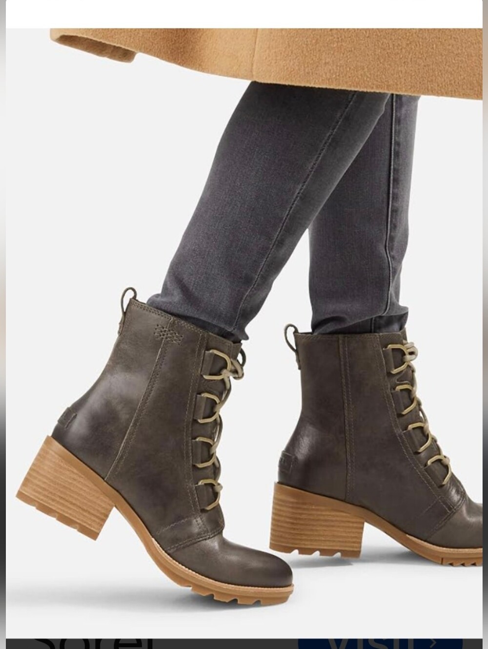 Sorel Lace-Up Ankle Boots